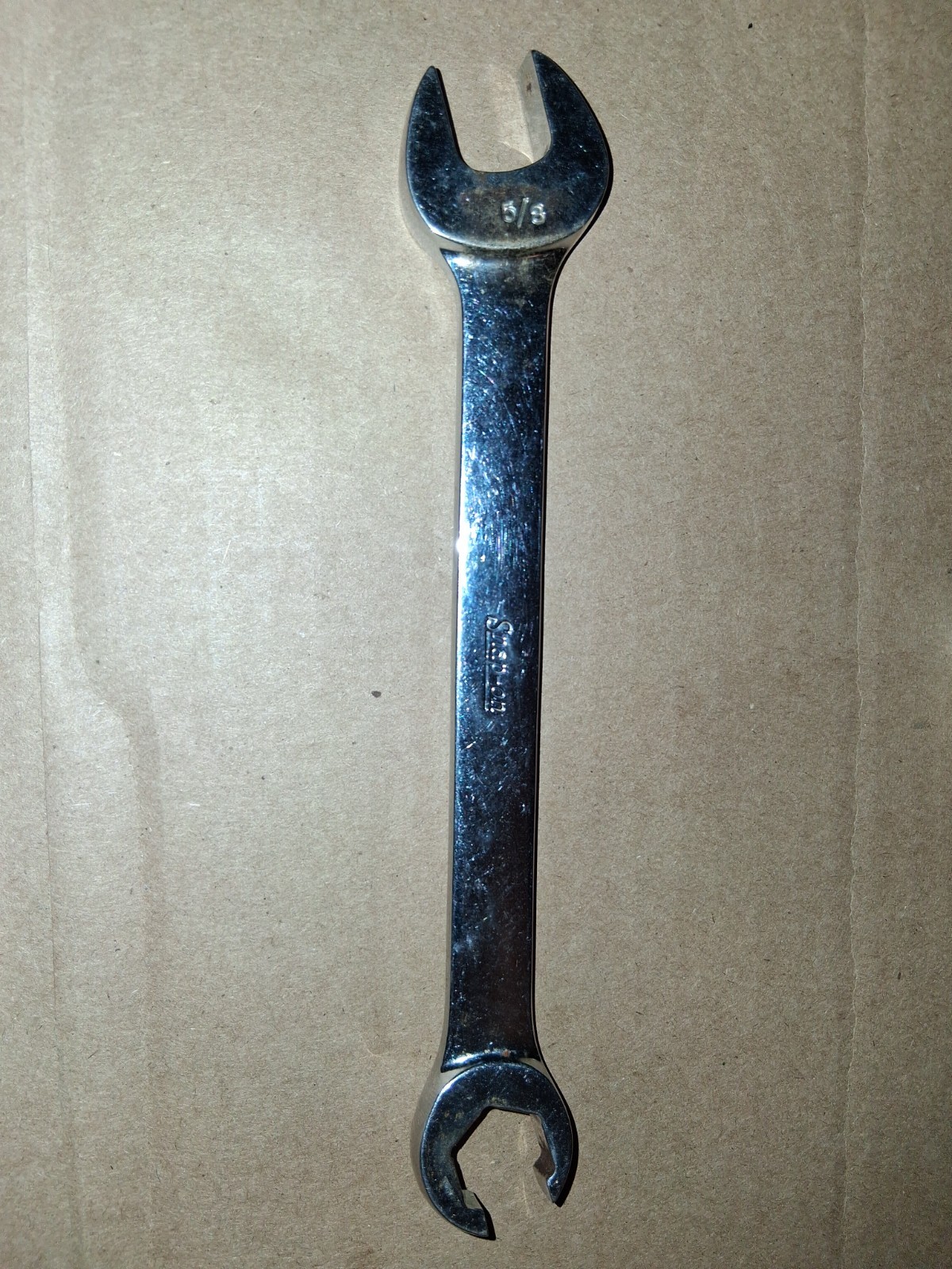 SNAP-ON RXS 20 5/8 LINE WRENCH NO INITIALS UNDER LINED LOGO