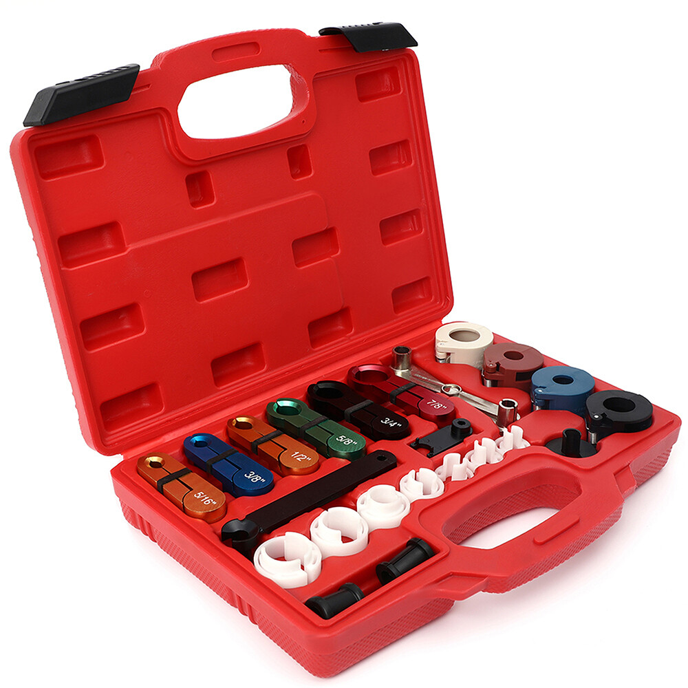22Pcs Fuel Air Conditioning A C Transmission Line Disconnect Oil Cooler Tool Set