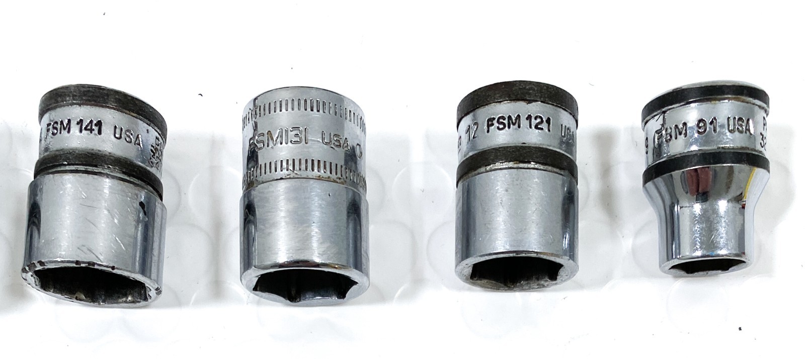 SNAP ON 7 PC SOCKET SET 3/8″ DR FSM191 FSM181 FSM171 FSM141 FSM131 FSM121 FSM91