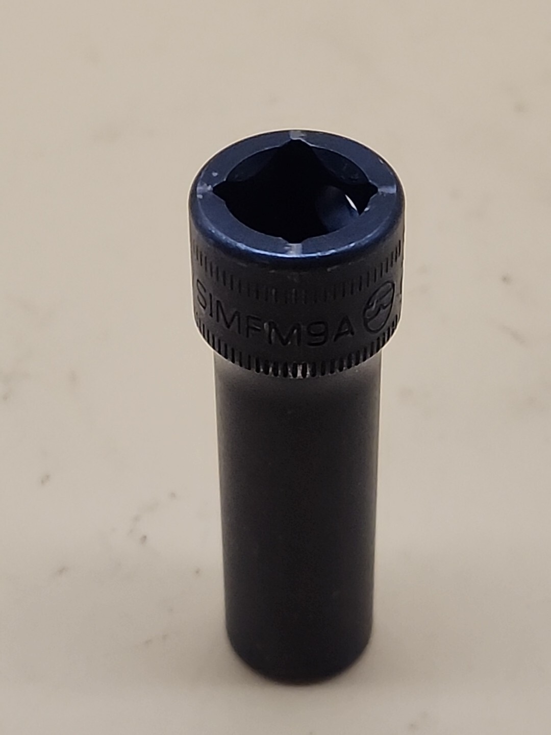 Snap-on Tools 3/8″ Drive 9mm Metric Deep 6 Point Impact Socket SIMFM9A. USA