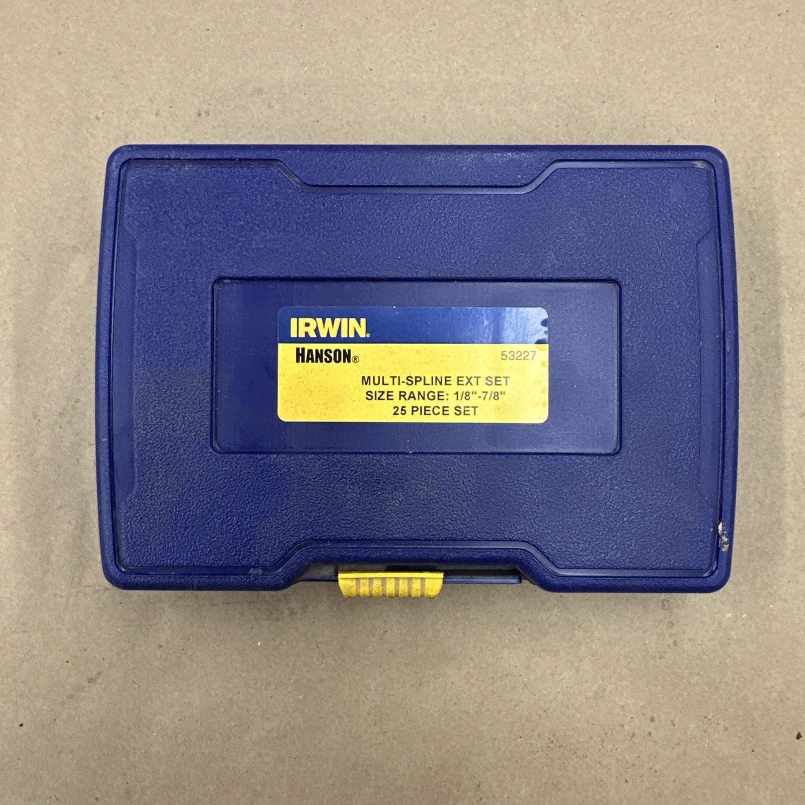🇺🇸 Irwin Hanson USA 53227 25pc Multi-Spline Extractor Set Size Range 1/8′-7/8″