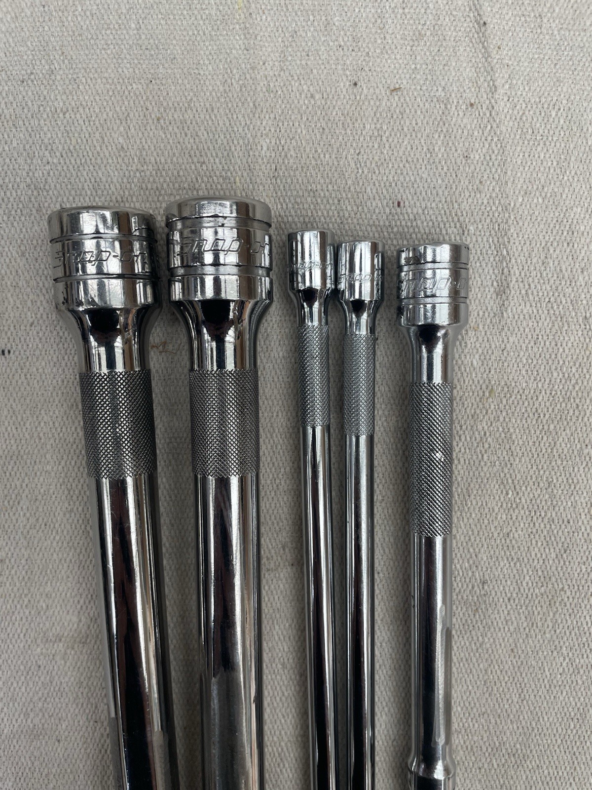 Snap-On Extension Bar Lot Of 5 SXK11 FXK6 TMXK100 1/2” 3/8” 1/4” Drive USA