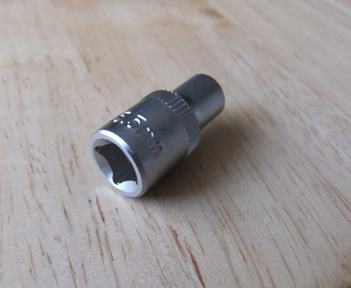 Welzh Werkzeug 5.5mm x 1/4 Drive Chrome Vanadium Socket – 24mm Long