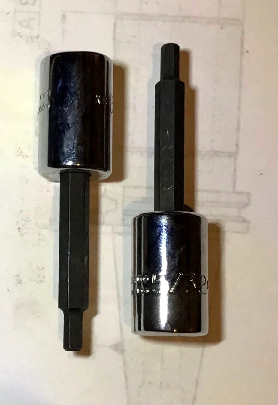 2 New Proto USA J4990- 5/32″ Hex Bit Socket, 3/8″ Drive **Free Shipping **