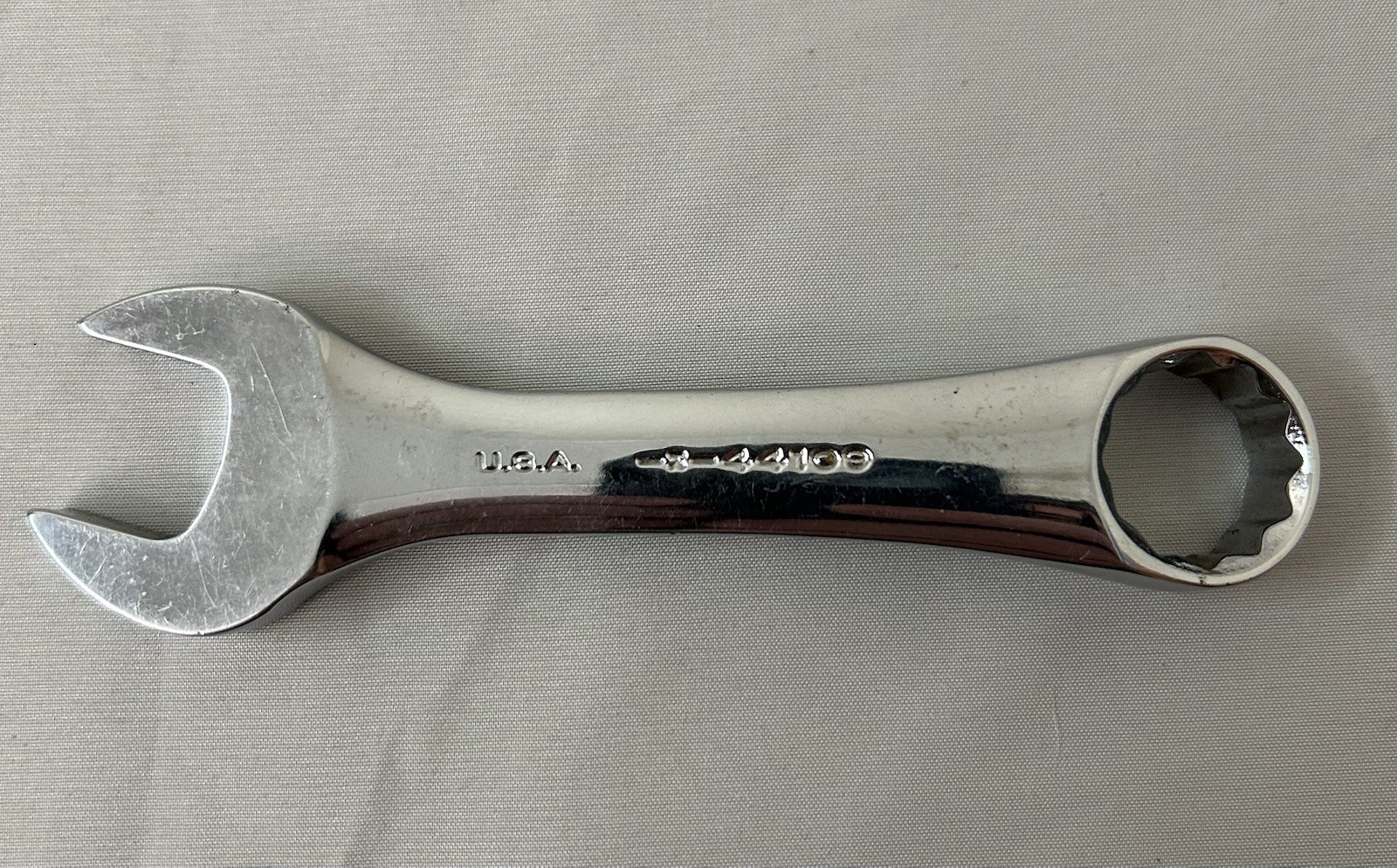 Craftsman 3/4″ Stubby Polished Combination Wrench 44109 U.S.A. 12-PT