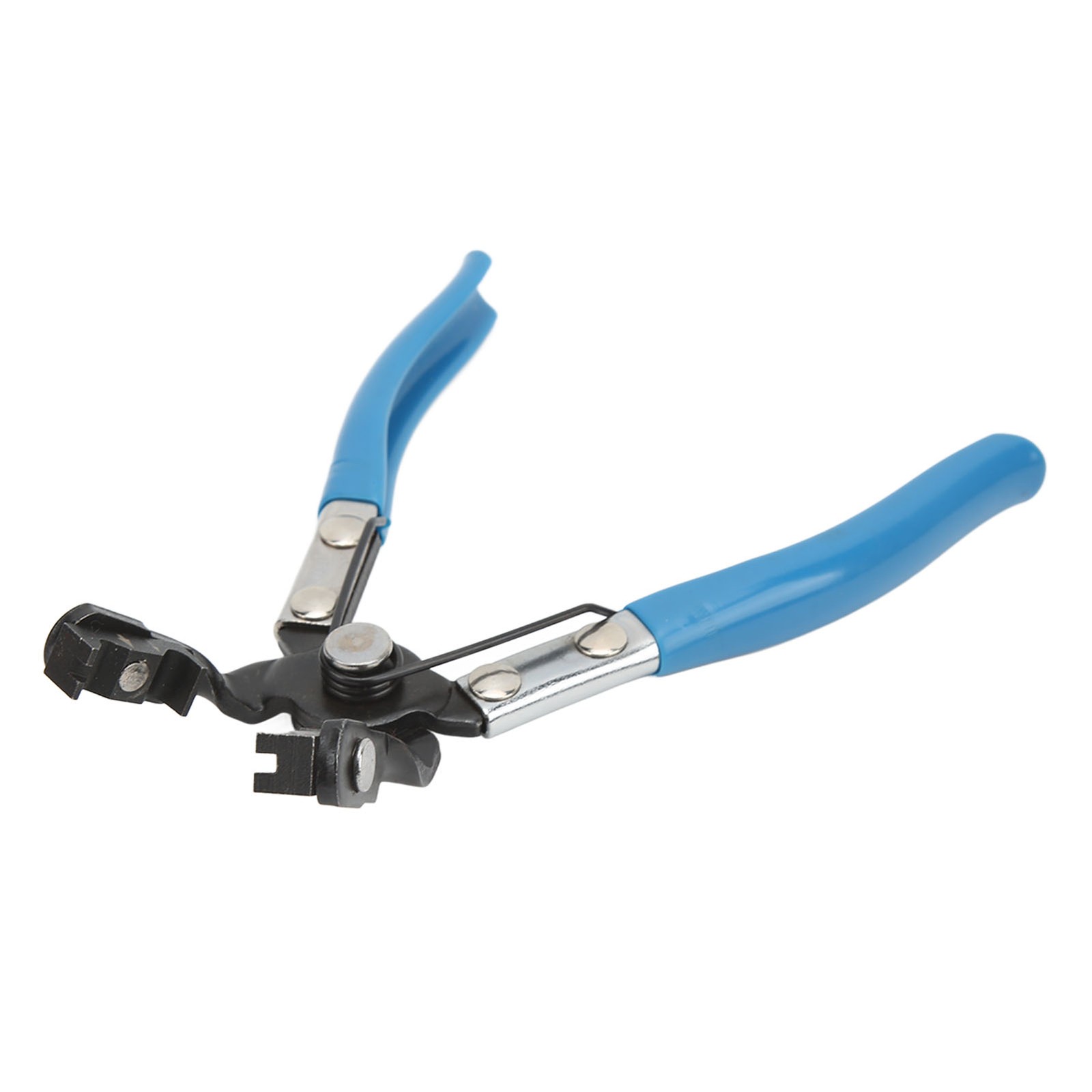 Hose Clamp Pliers Angled Type Swivel Jaws Spring Loaded Handles Universal Fo BT0