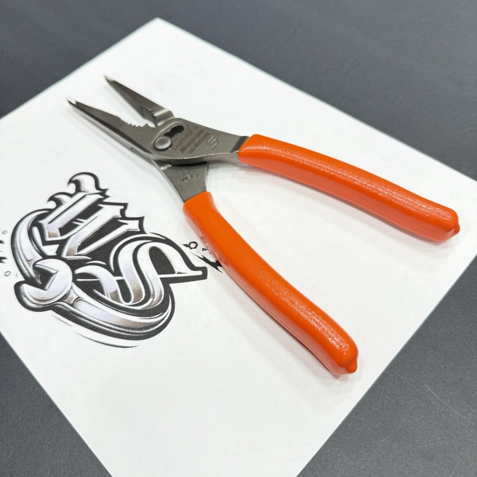 Snap-on Tools USA NEW 2pc ORANGE Soft Grip Assorted Pliers Set LN47ACF AWPBX10