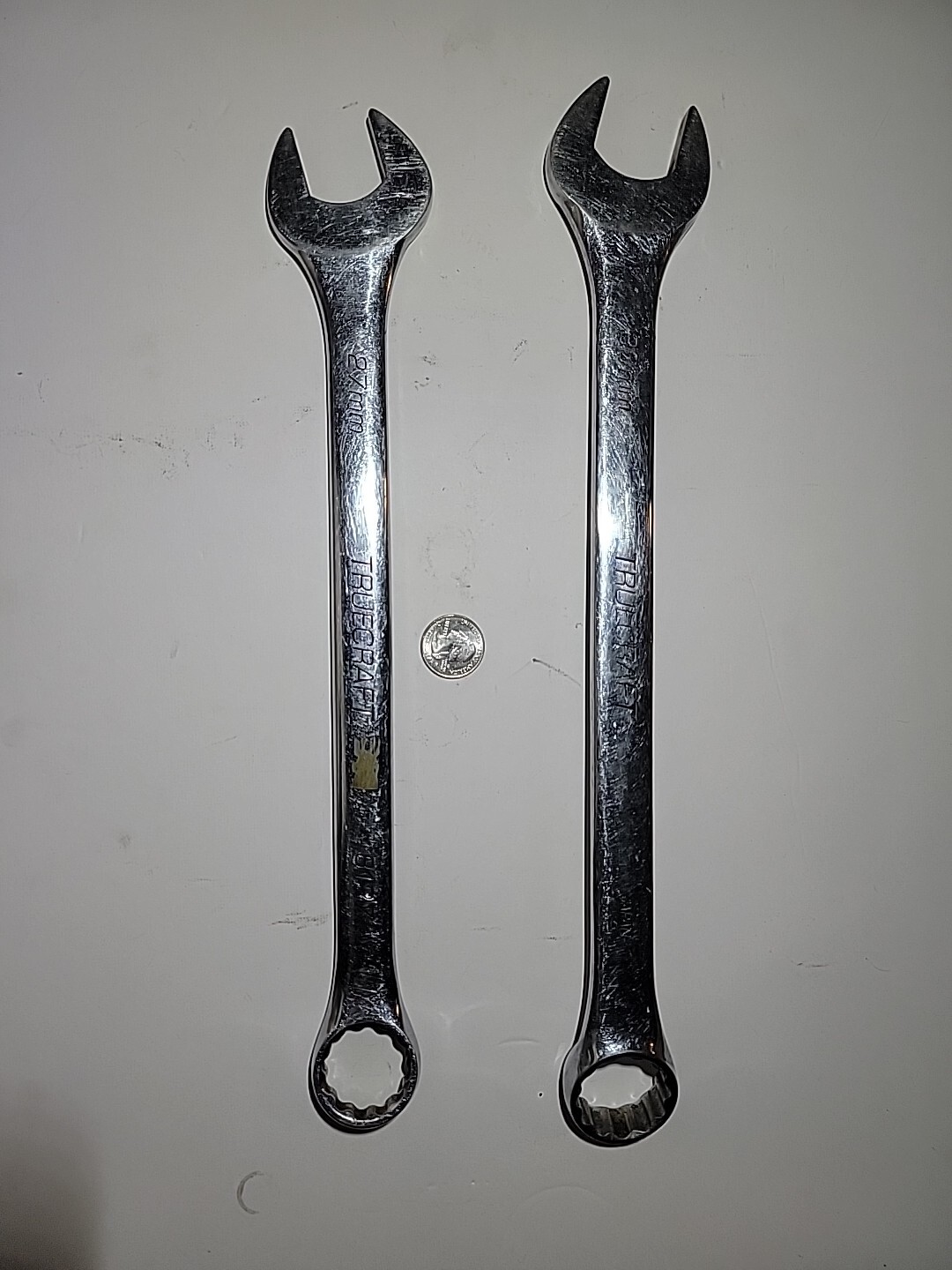2 Pc Japanese Made True Craft 8127 & 8130 27 & 30mm Wrenches