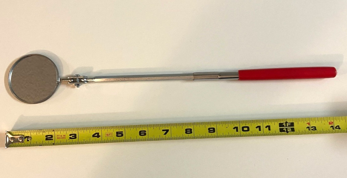 Adjustable Mirror Telescopic Retractable Inspection Work Hand Tool Maintenance