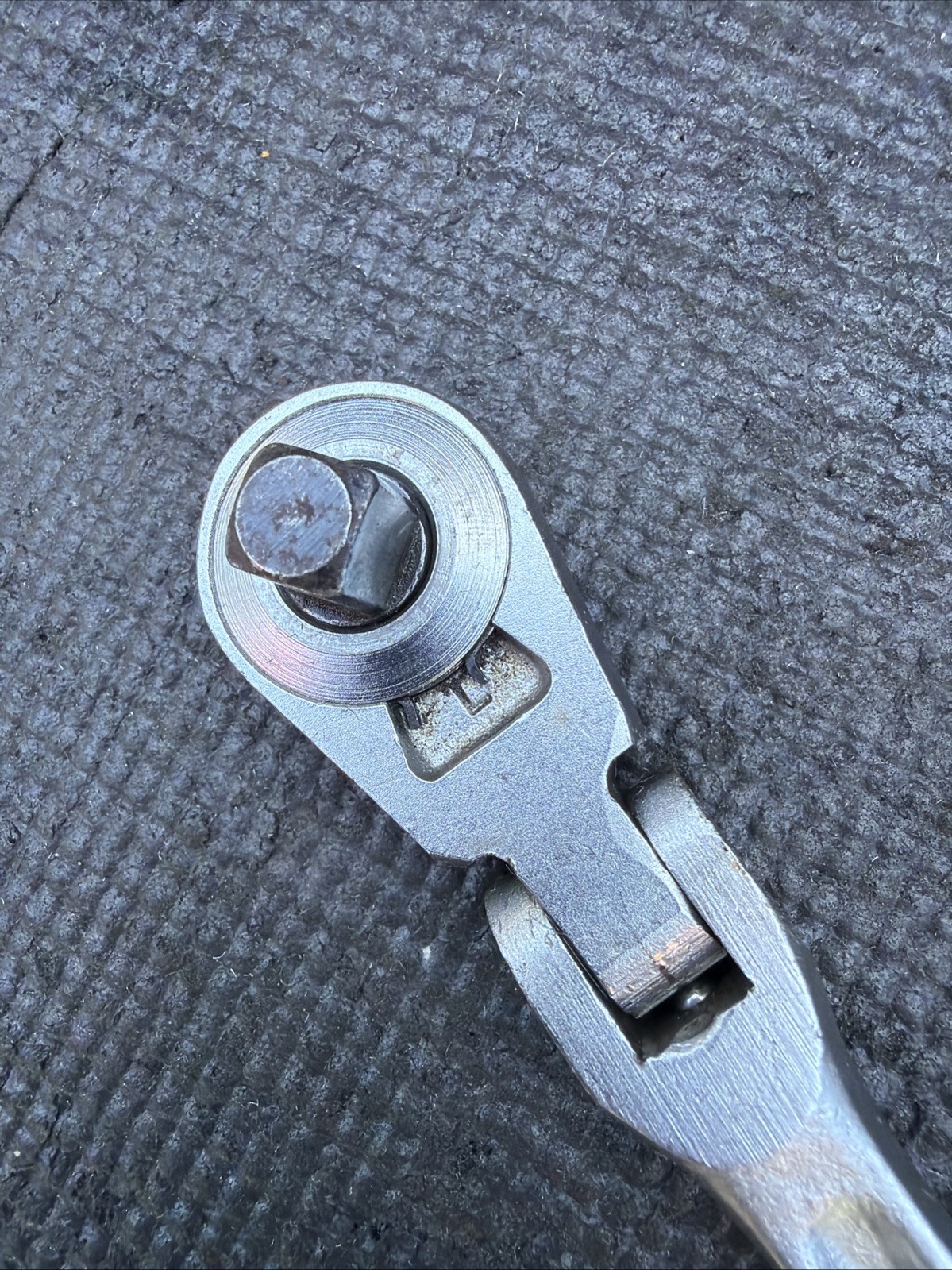 Sears Craftsman USA 3/8” Hourglass Flex Head Ratchet 42793 V Series Rare 11.5”