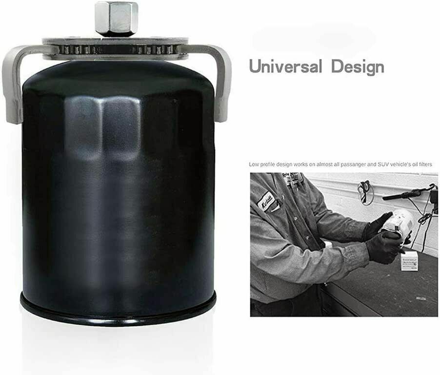 Universal 2 Way 3 Jaw Oil Filter Wrench Removal Tool Fully Adjustable Heavy Duty