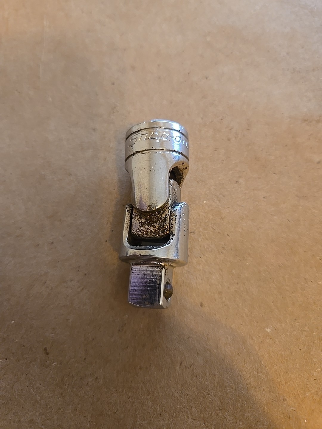 Snap On 3/8″ Drive Chrome Friction Ball Universal Swivel Socket For Parts FU8A