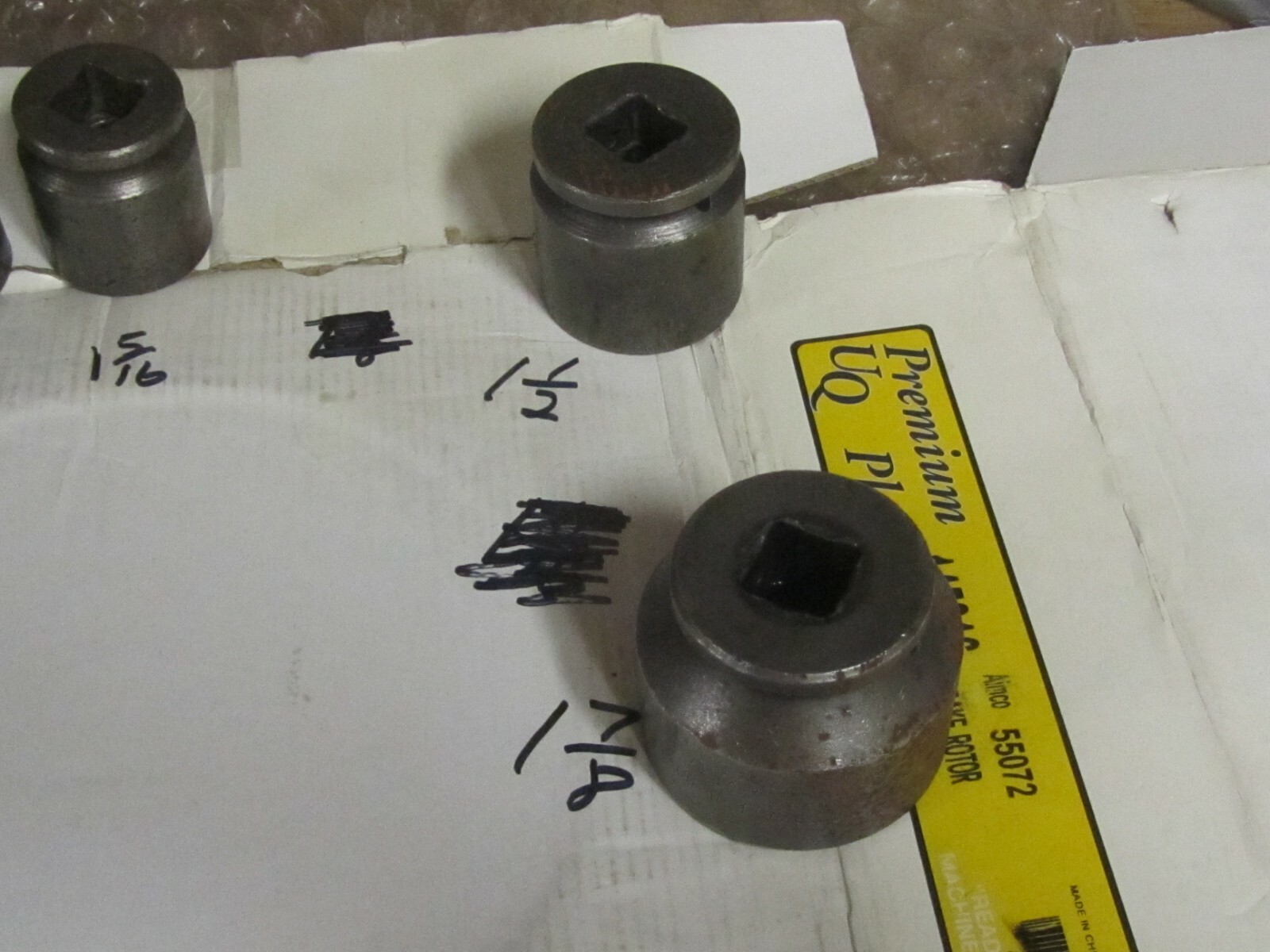 APEX 3/4″ DRIVE 12 POINT IMPACT SOCKETS LOT OF 6 1-1/8 ,1-3/16,1-1/4,1-1/2
