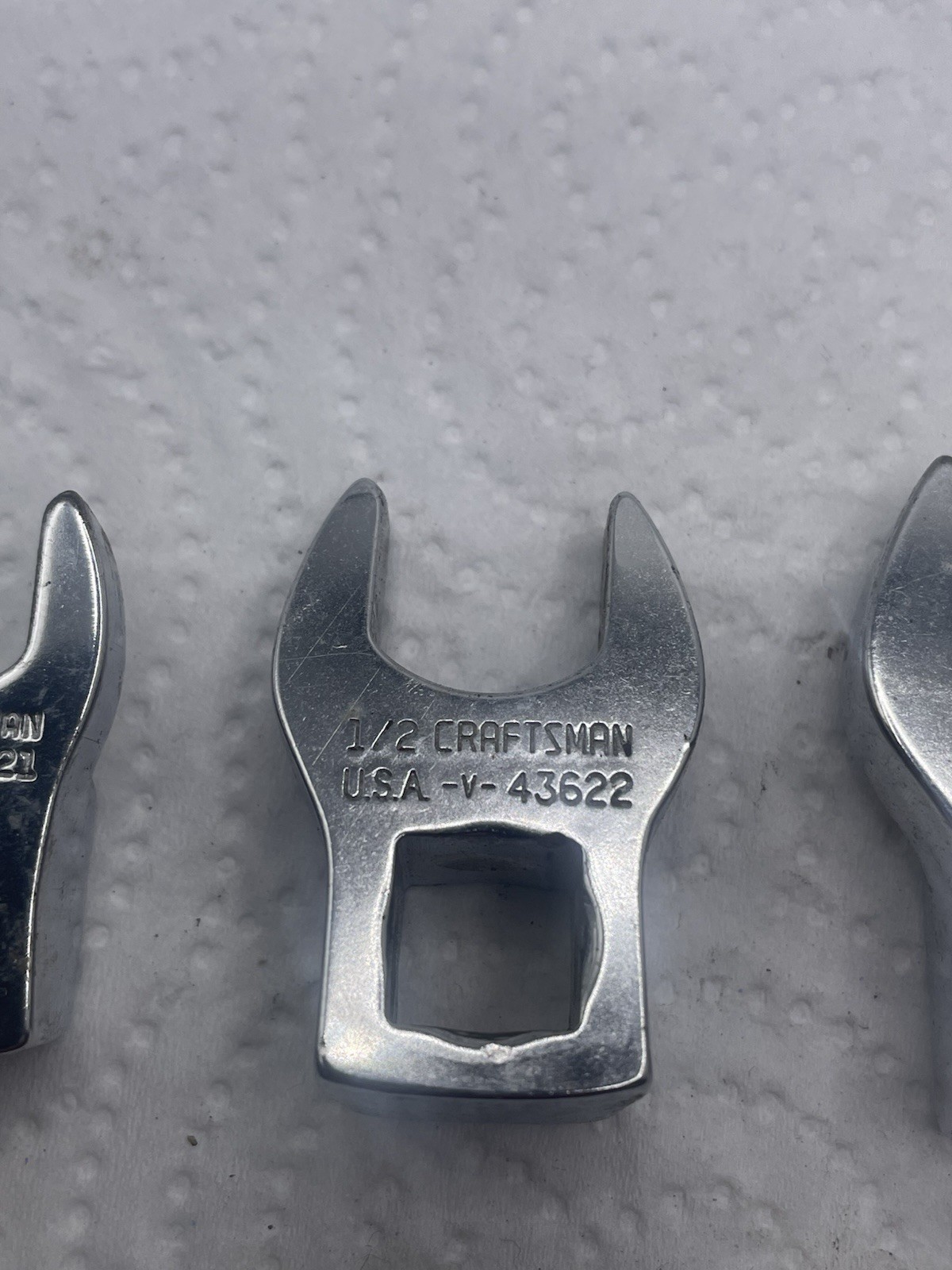 VTG Craftsman Crows Foot 7/16″ 1/2″ 9/16″ Socket Lot | 3/8″ Drive -V- Series