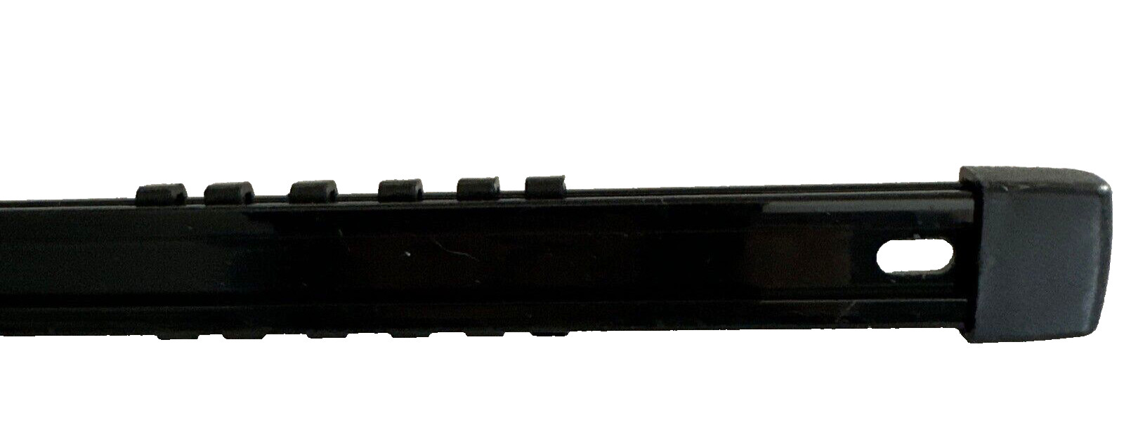Unbranded Socket Holder Rail 13 1/4″ Clips Black Plastic Mountable