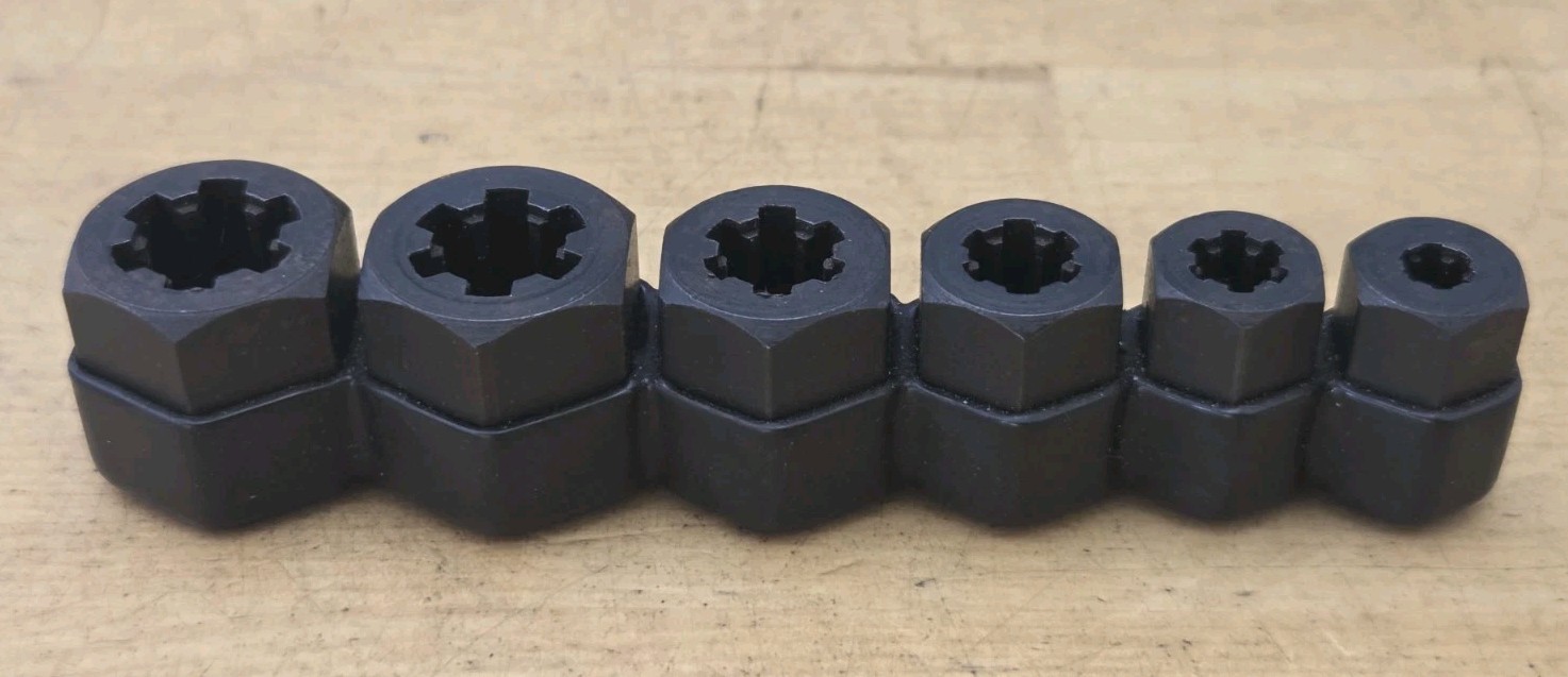 New Lisle Tools 19250 – 6 Pc Stuck Bolt & Stud Remover Set (1/4″ – 9/16″)