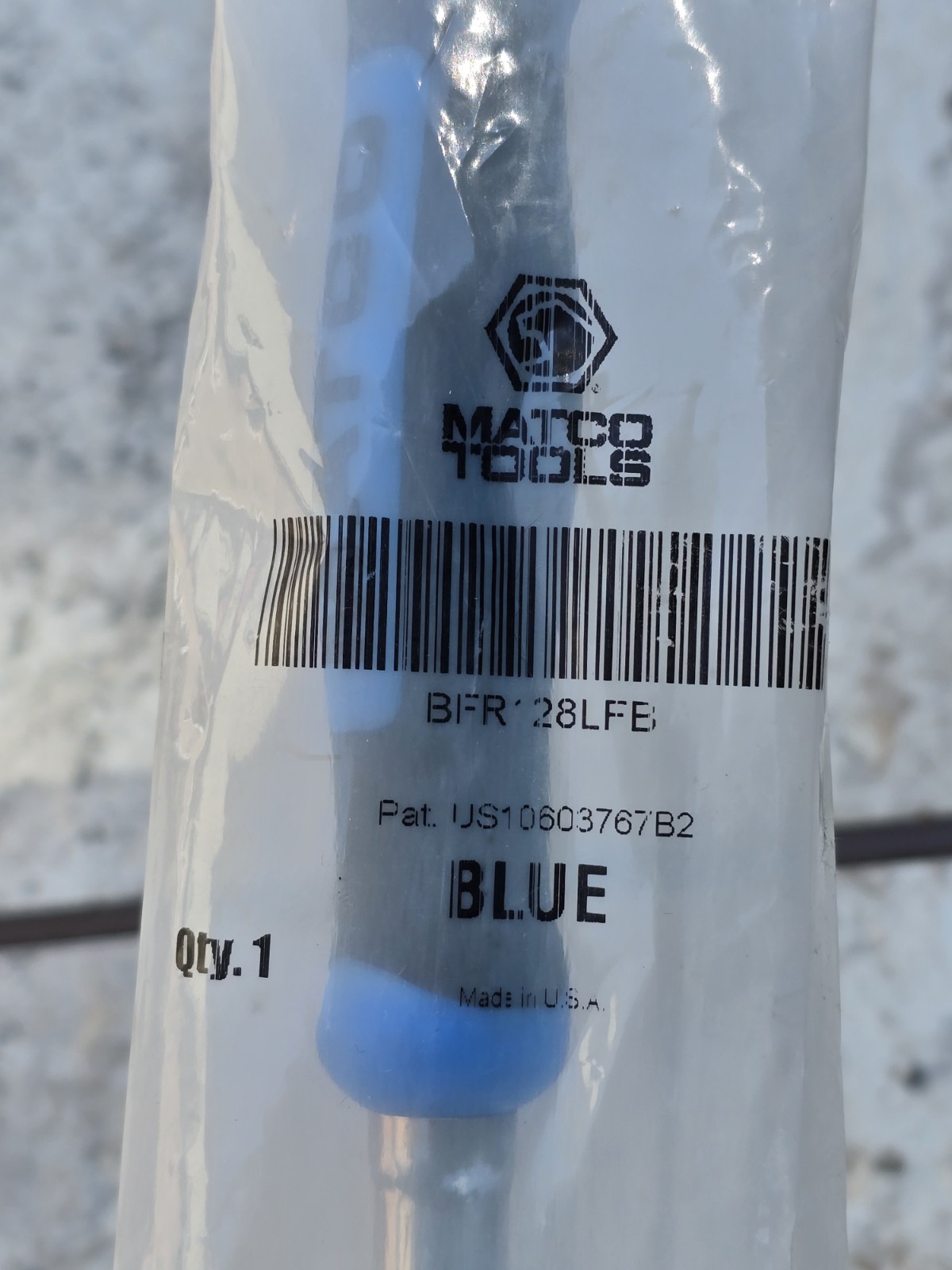 NEW Matco Tools BFR128LFx 3/8 Drive Long Locking Flex Head Ratchet – Blue Handle