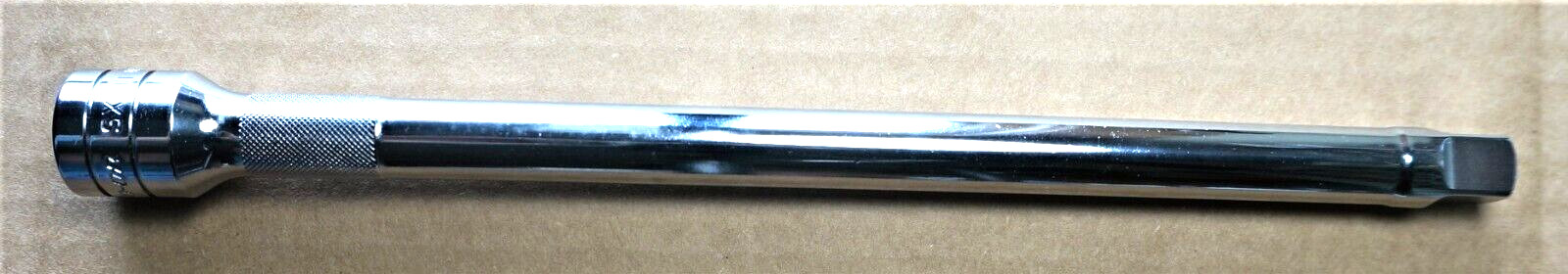 Snap On 1/2″ drive 11″ extension, SXK11, knurled chrome, Mint!