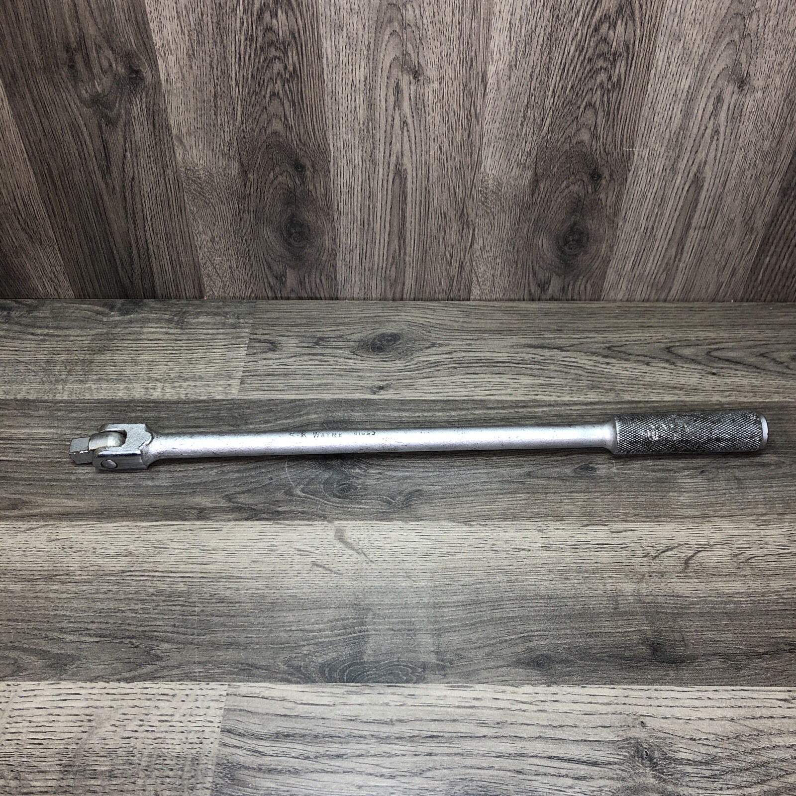 Vintage S-K Wayne Tools 1/2 Inch Drive Breaker Bar Wrench 41653 USA 17.5″