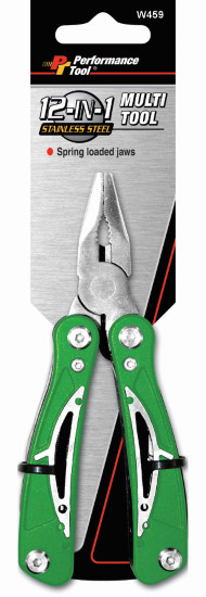 PERFORMANCE TOOL 12-IN-1 MULTI TOOL (W1976)