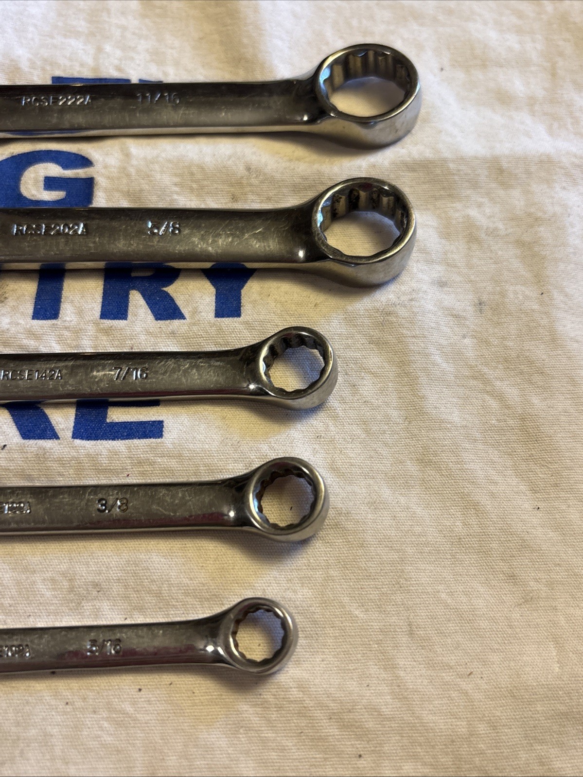 Silver Eagle 5pc SAE 12-Point Combination Wrench Set 5/16″ – 11/16″ RCSE