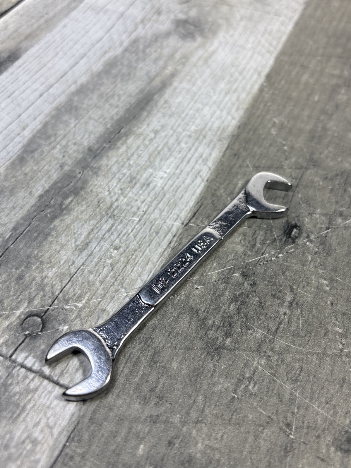 SNAP-ON DS2224 OFFSET OPEN-END 3/8 x 11/32 INCH IGNITION WRENCH USA (605)