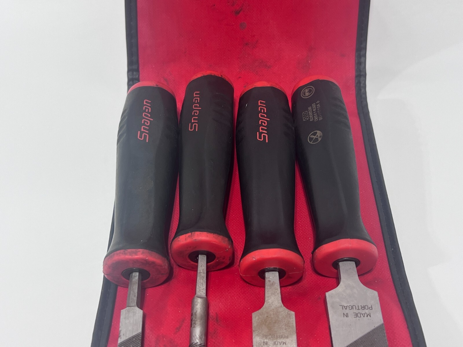 Snap-On Tools USA SGHBF500A Mixed File Set, (1) Triple Square (2) Mill (1) Round