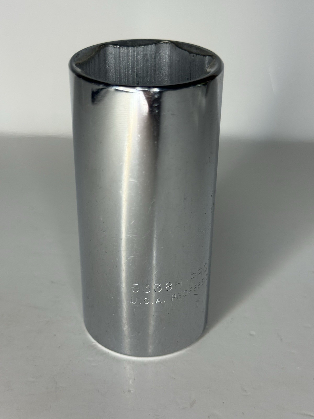 Proto Tools USA 5338H SAE 1-3/16” Deep Chrome Socket 6 Point 1/2” Drive