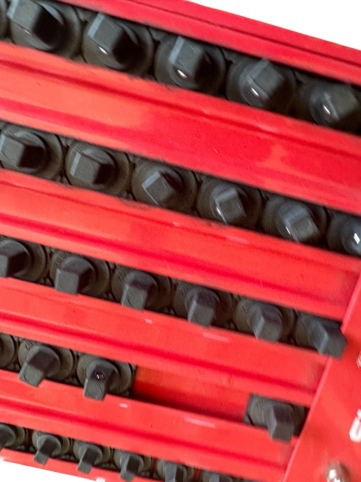 Mac tools socket Tray 1/4, 3/8, and 1/2 in RED Auto Tech Shop Mechanics