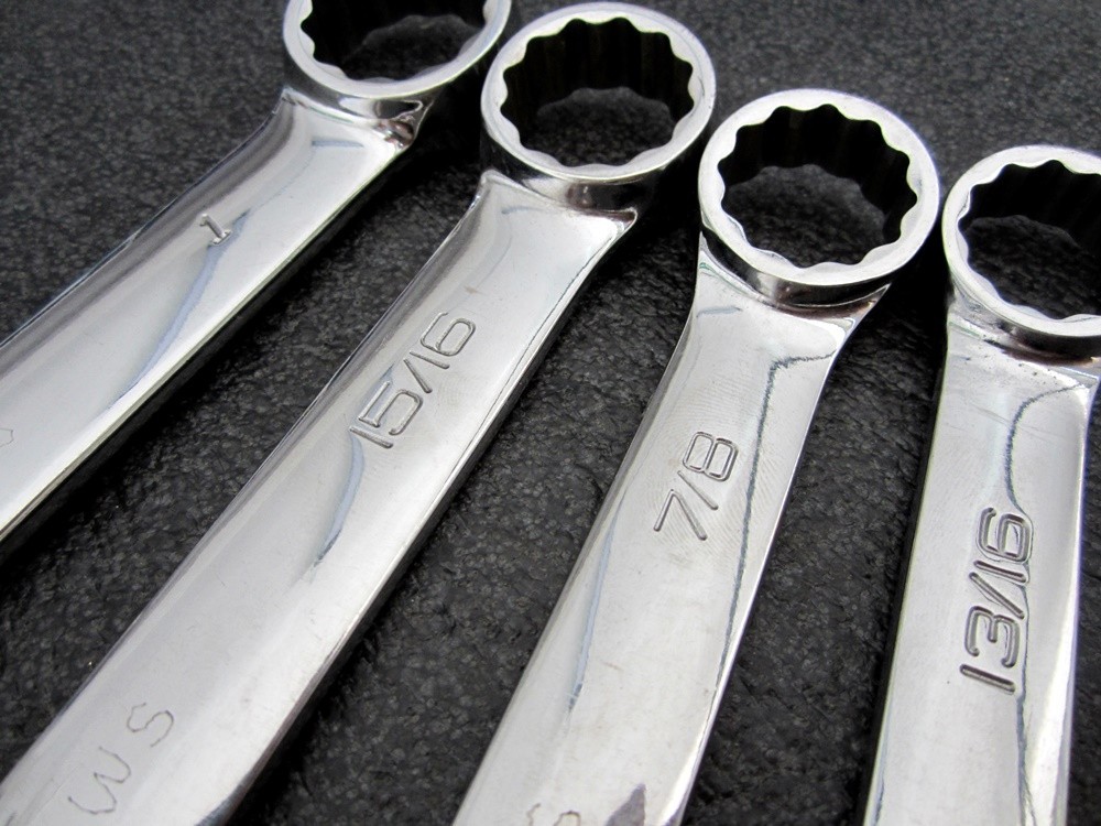 Snap-on 13/16″ 7/8″ 15/16″ 1″ SAE Combination Wrenches OEX USA