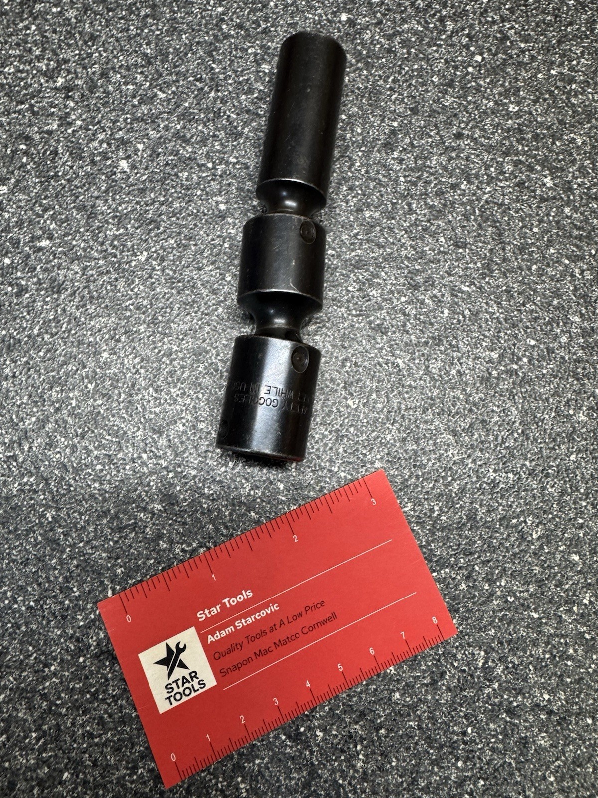 Cornwell UP2220L 3/8″ Drive 5/8″ Deep 6 Point Swivel Impact Socket USA