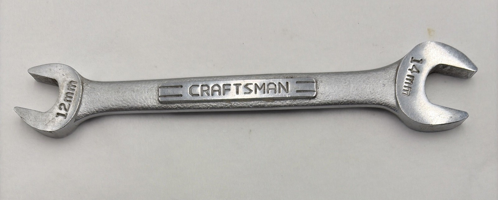 Craftsman 12mm-14mm Open End Wrench Metric -VV- #44506 USA