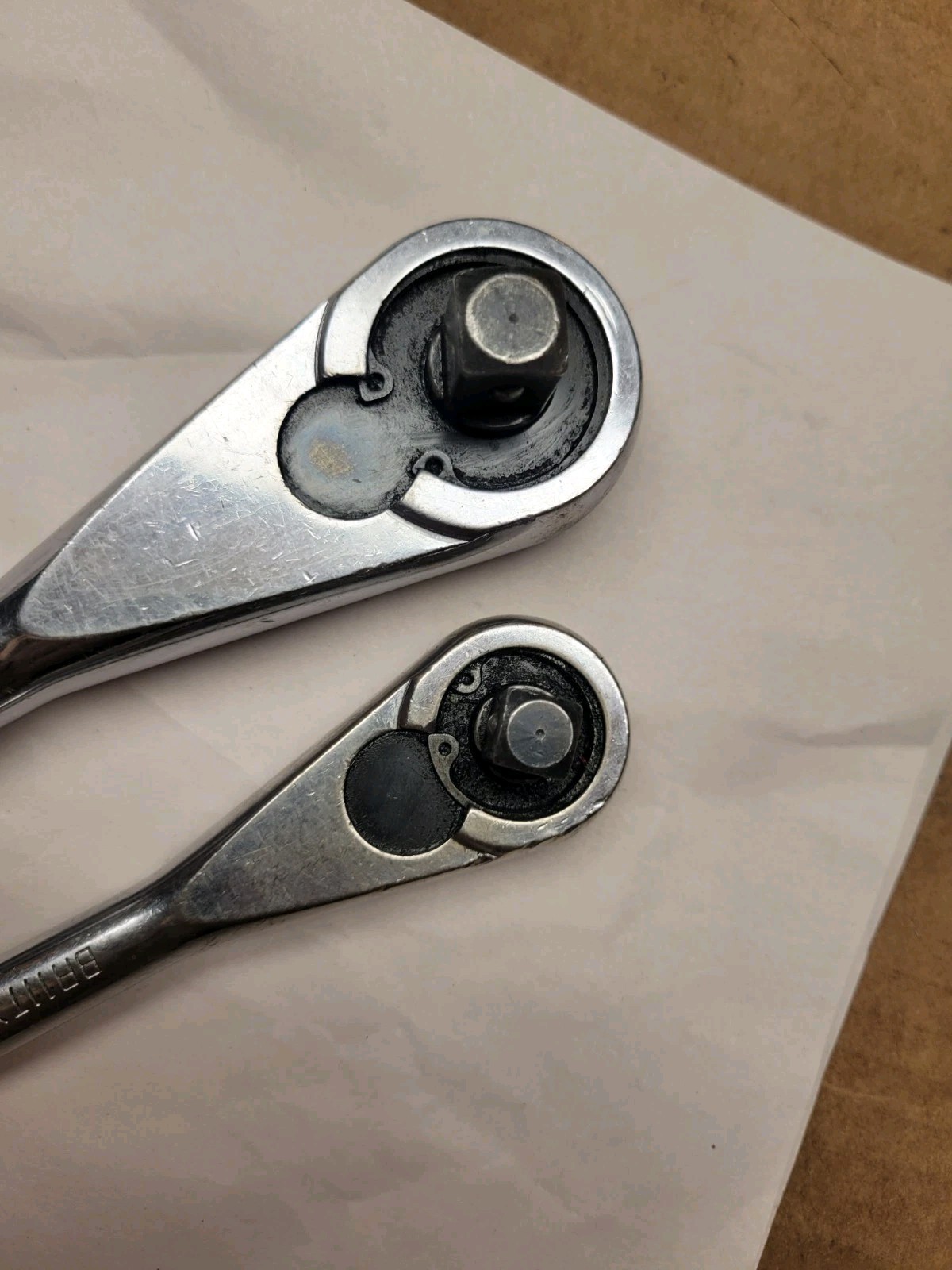 Matco Tools USA 1/2″& 3/8″ Drive Chrome Fixed Head 15″CR15T & 11″ BR11T RATCHETS