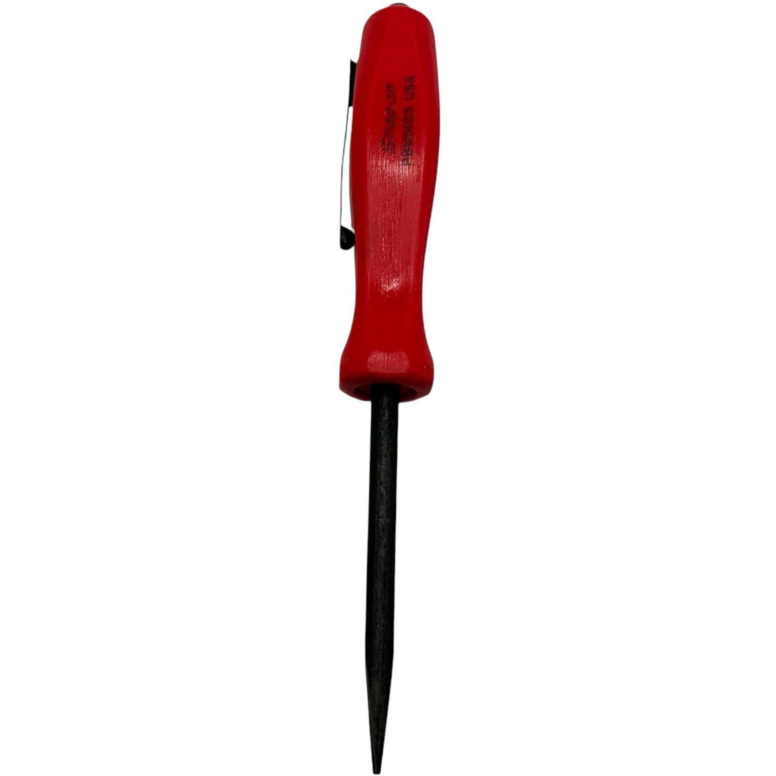 Snap On Tools Mini Magnetic Pocket Pry Bar Red 5 inch Straight Blade