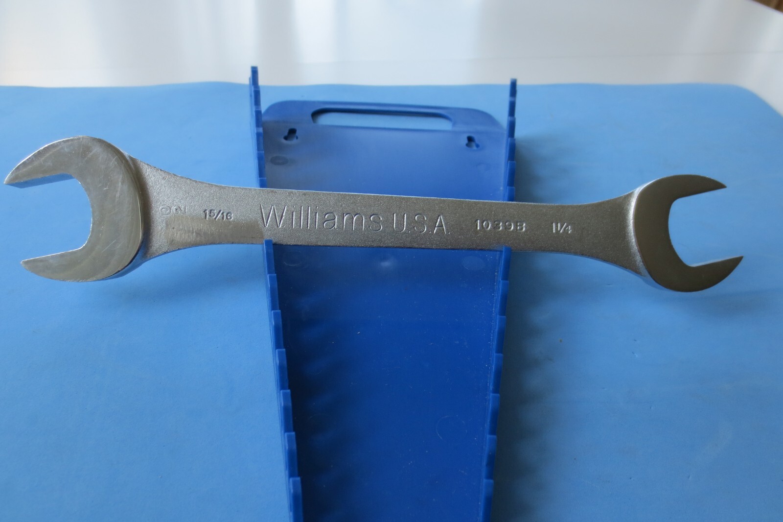Williams 1039B, 1-1/4″ X 1-5/16″ Satin Double Open End Wrench ★★ Lightly used ★★