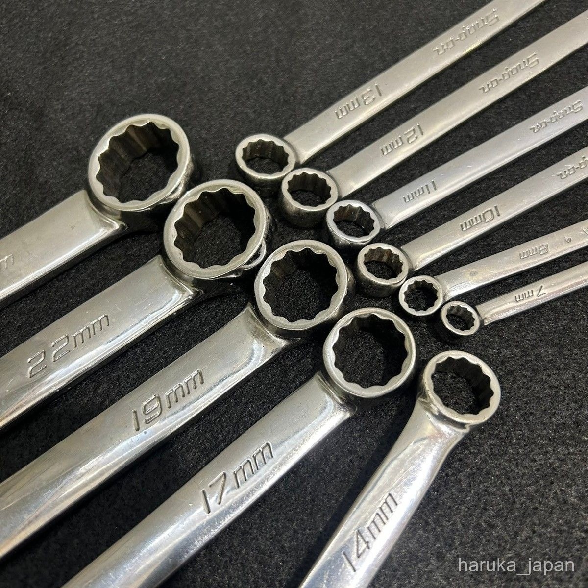 Snap-on OEXM SERIES 11 Piece Metric Combination Wrench Set [Used]