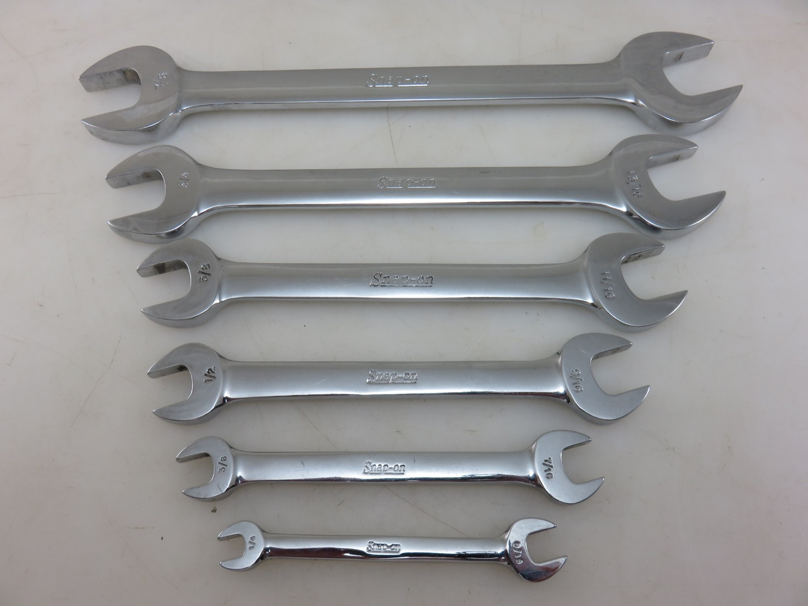 Snap-On VO Series Open End Wrench Set 6pc 1/4″-15/16″ Vintage Logo