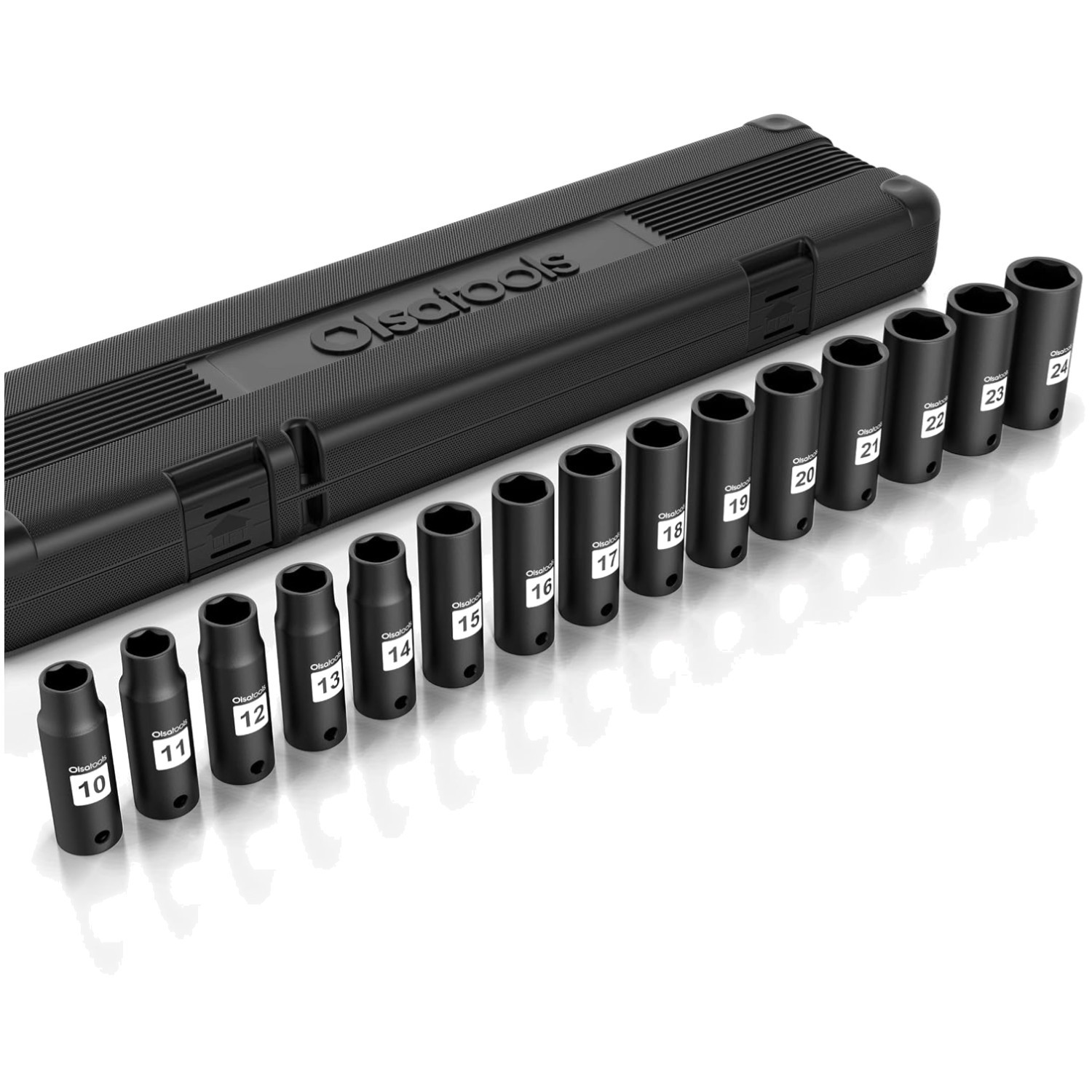 Impact-Ready Metric Socket Set in Storage Case