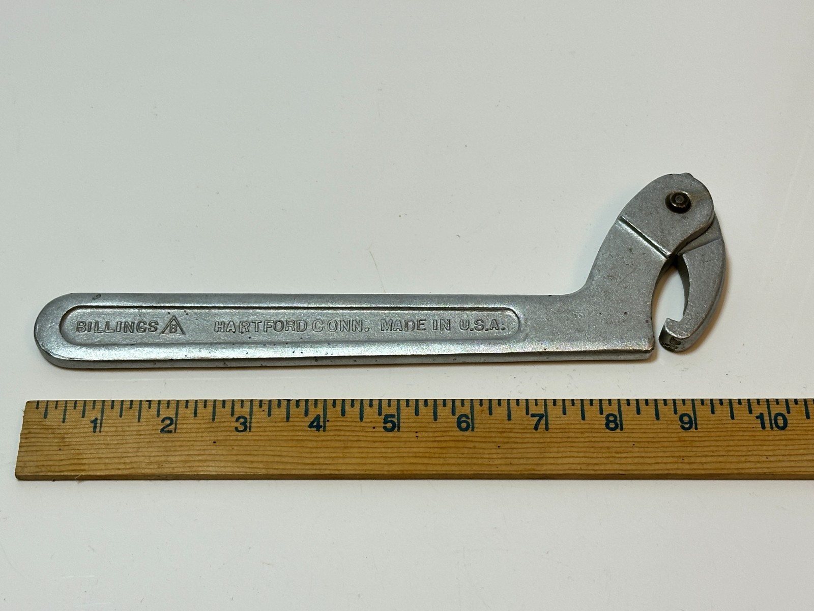 BILLINGS Tools USA No. 1474 (Hartford Conn.) 2-4-3/4 Adjustable Spanner Wrench