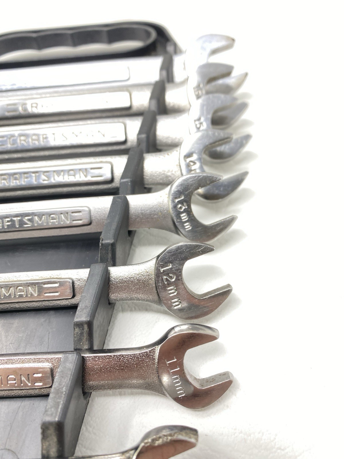 Vintage Craftsman USA Made Metric Combination Wrench Set 8pc Set 10-17mm Clean!