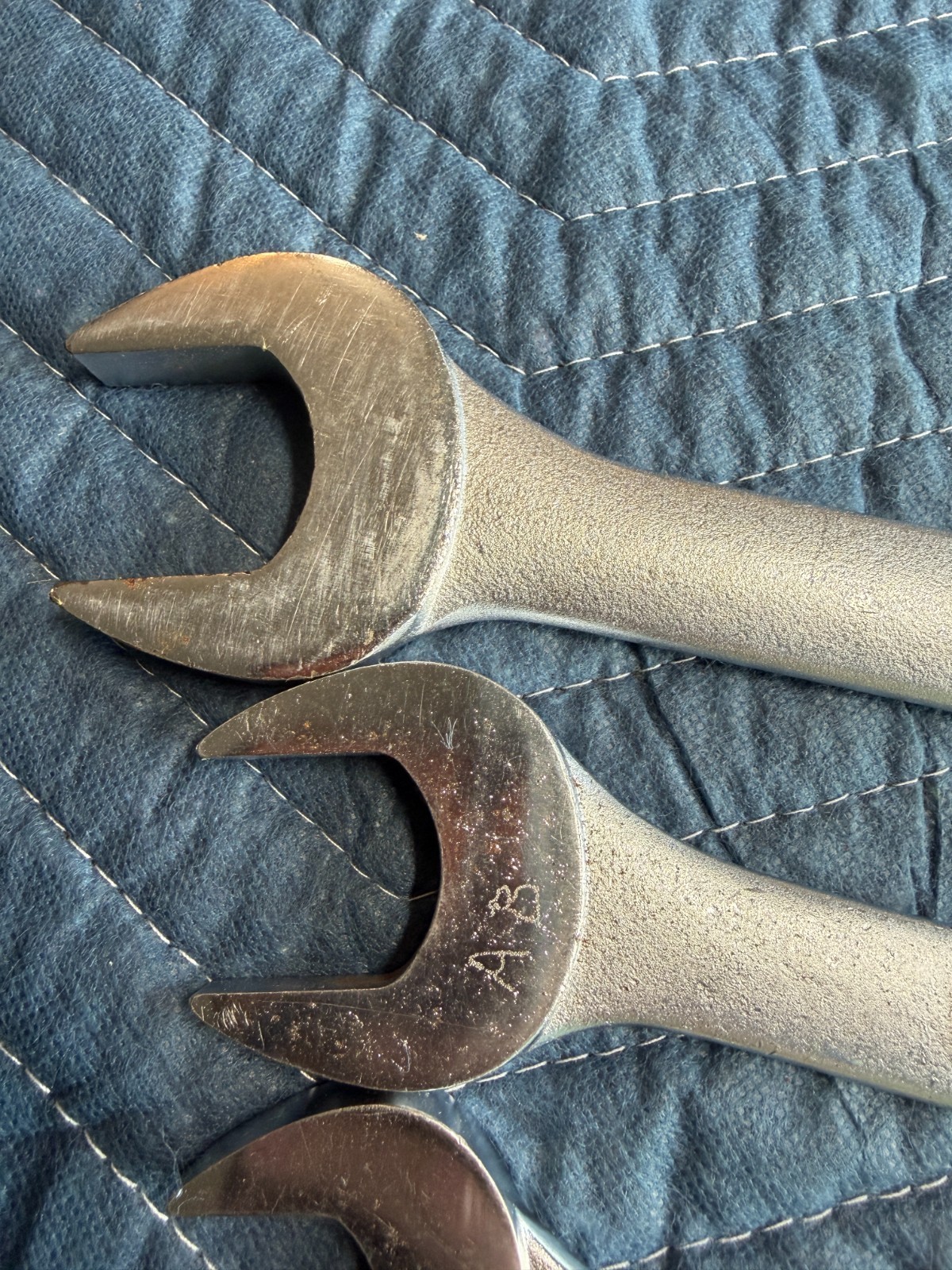 6 – Vintage Craftsman -V- And VV Double Open End Wrenches SAE See pictures