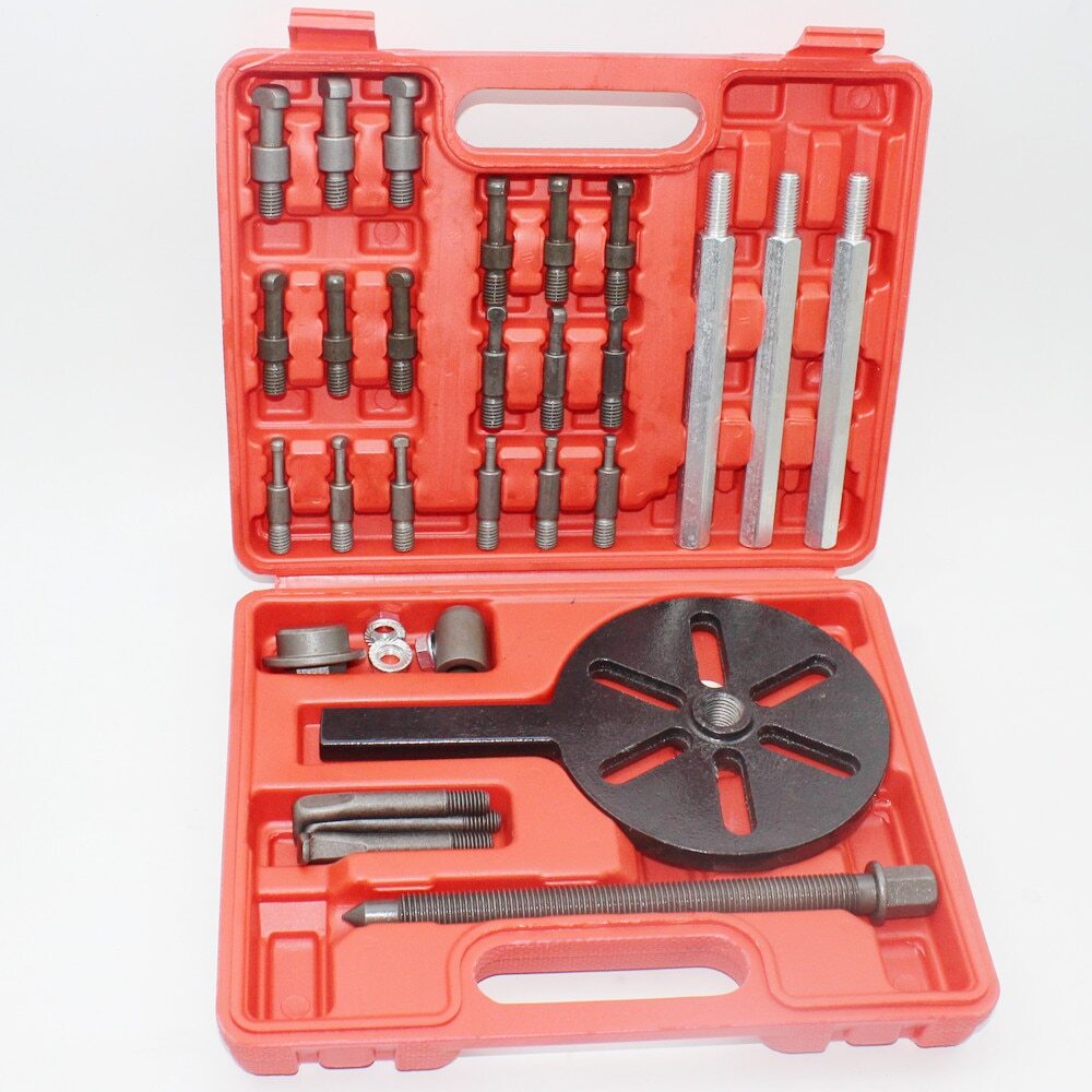 Wheel Hub Bearing Puller Tool Three Claws Outer Bearing Extractor 18 Pcs