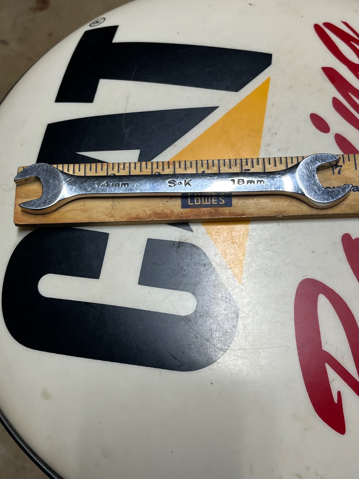 SK S-K 86514 14mm X 15mm Open End Wrench USA