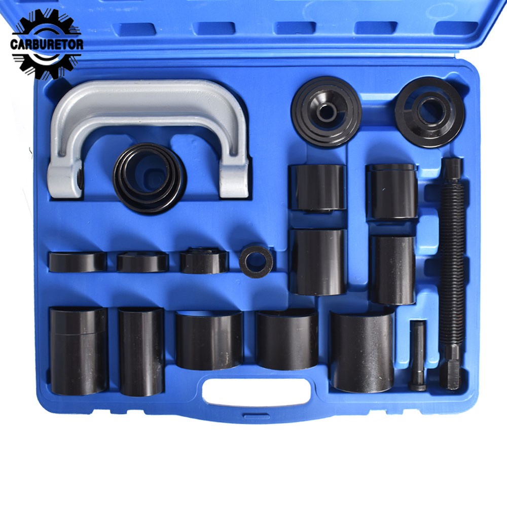 21Pcs Auto U Repair Service Remover Ball Joint Press Tool & Master Adapter Kit