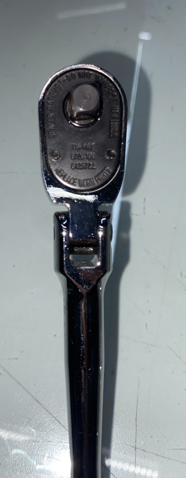Snap On TLLF72 1/4″ Drive Dual 80 Technology Extra-Long Handle Flex-Head Ratchet