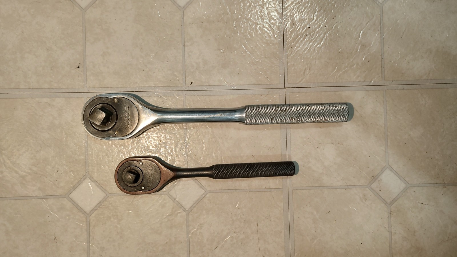 PROTO Pear Head 5249BL 3/8″ Drive W/ 5449 1/2″ Drive Ratchet Set & Adapter