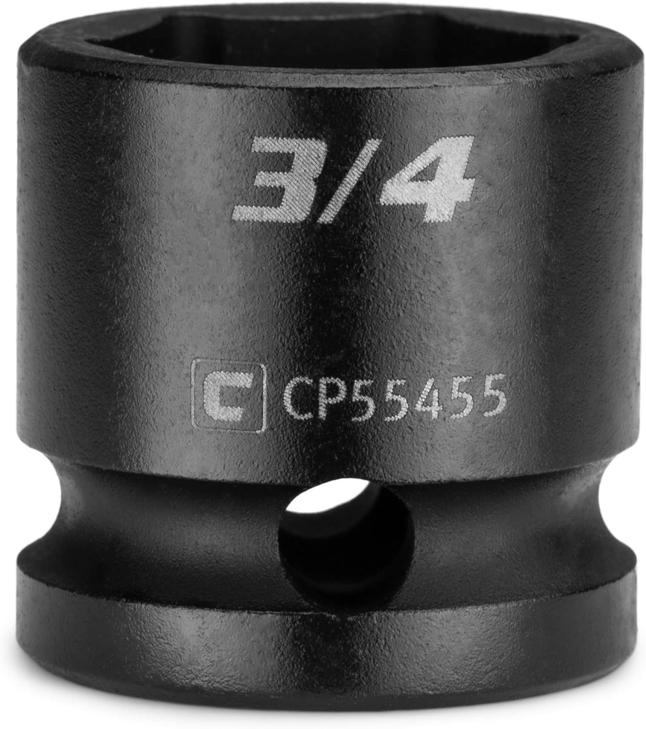 3/4 in. Stubby Impact Socket, 1/2 in. Drive, 6-Point, SAE