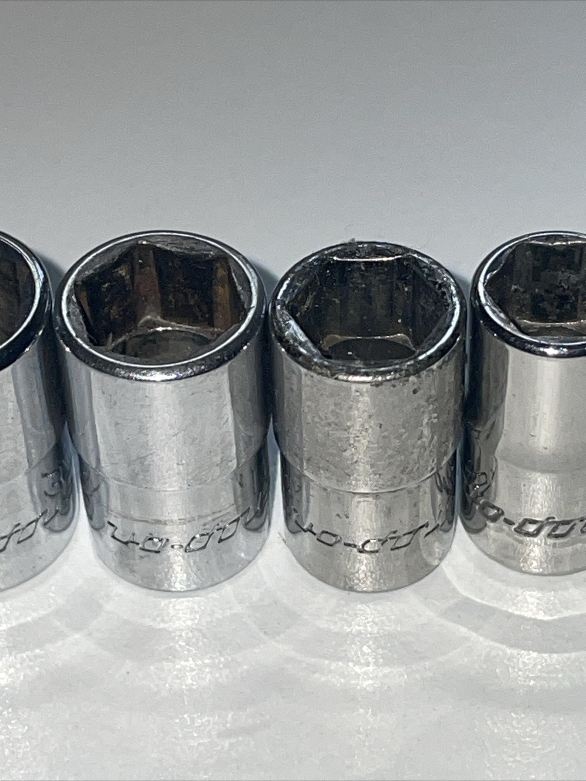 Snap-on 7 Piece 1/4″ Drive Shallow 6 Point Socket Set TM6, TM7, TM10 11 12 14 16