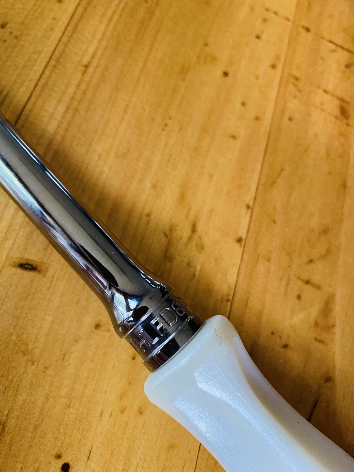 *RARE COLOR* UNUSED Snap On 3/8″ PEARL WHITE Combo Ratchet Set Ratchet FREE SHIP