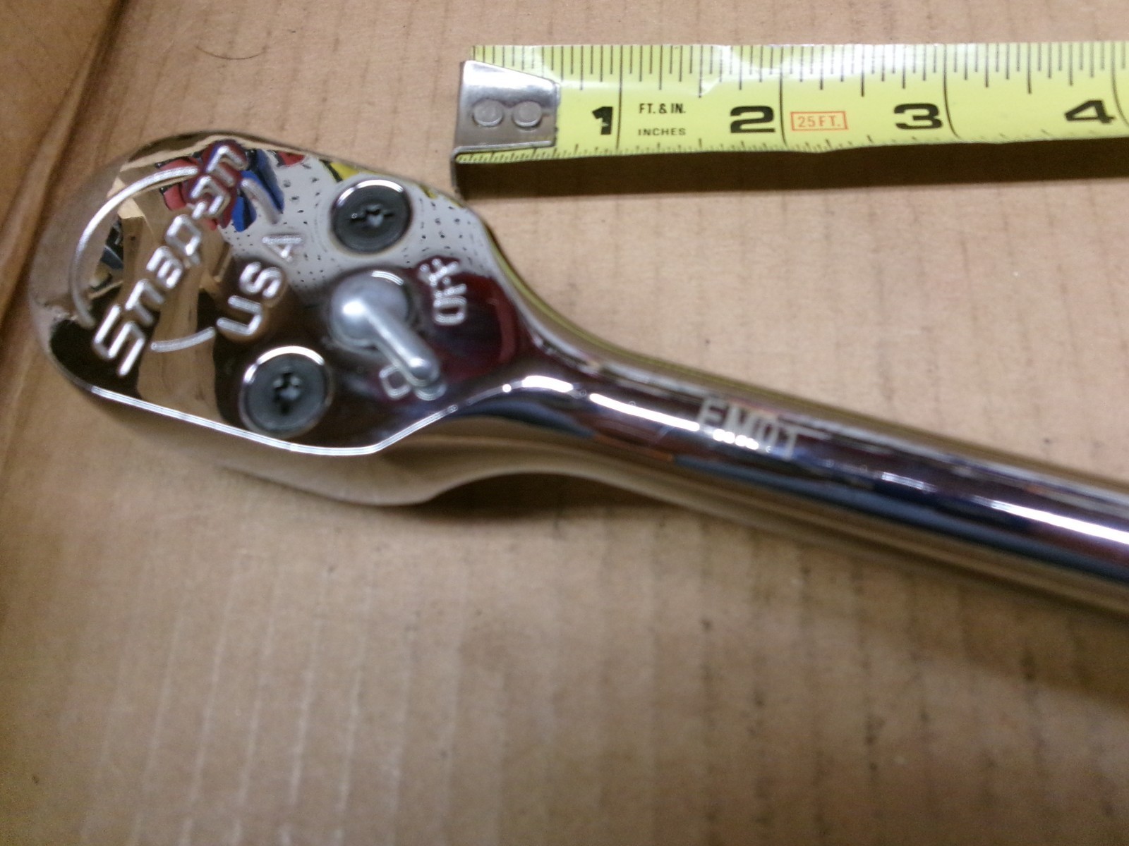 Snap-on USA 1/2″ Drive Long Comfort Grip Handle Ratchet No SHL80A